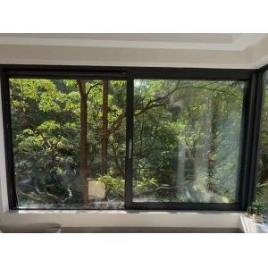 Customized Black Frame Aluminum Sliding Sash Windows with Stainless Steel