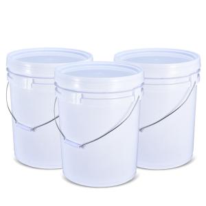 China Food Grade 8 Gallon Plastic Bucket Pail Drum With Lids with Heat Transfer Printing factory