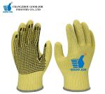 Aramid Fiber Insulated Cut 5 Resistant Gloves With PVC Dots