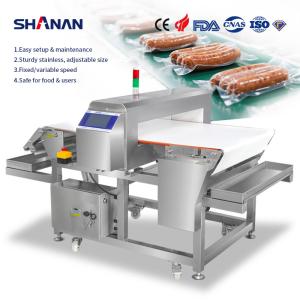 China CE ISO Metal Detector For Food Cake Break 0.5mm Sensitivity Auto Reject System Conveyor Belt Tunnel factory