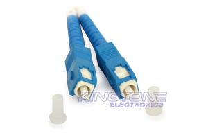 China Blue PC Fiber Optic Patch Cord factory