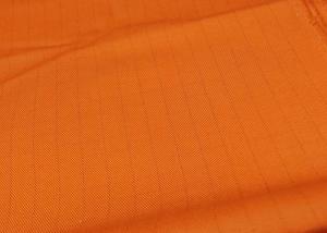 China Wear Resisting Orange Anti Static Fire Retardant Fabric 260gsm factory