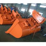 Double Cylinder Tilt Excavator Bucket Cleaning For CAT320 ZX300
