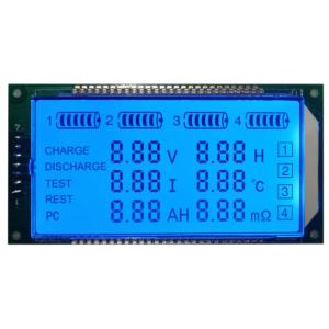 Custom 7 Segment LCD Display Module HT1621 TN Positive Blue Backlight