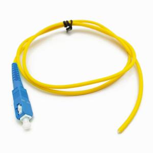 China 1.5M Singlemode SC/APC UPC 2.0mm Simplex Fiber Optic Pigtail factory