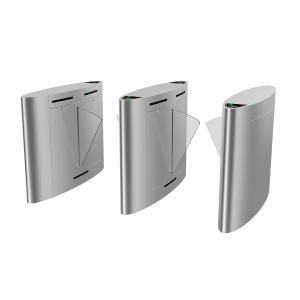Multifunctional Flap Card Access Turnstiles 304 Stainless Steel Turnstile