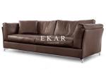 European Style Modern Leather Sectional L Shaped Sofa