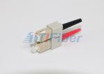 SC / PC Fiber Optic Connectors For Fiber Patchcords , Multimode Fiber Connectors