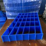 PP Blue Color Corrugated Plastic Dividers Customized Electronic Industry Use