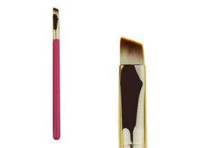 China Synthetic Hair Angled Eye Brow Brush / Eyeshadow Makeup Brushes factory