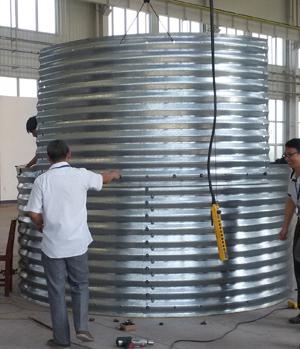 Sigma Cold Roll Forming Machine , Steel Silo Corrugated Side Panel Roll Forming Machine