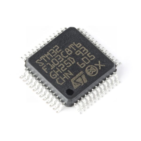 STM32F103C8T6 microcontroller front view