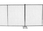 8ft x 10ft construction chain link fence opening 2⅜x2⅜(60mmx60mm) tubing 16ga