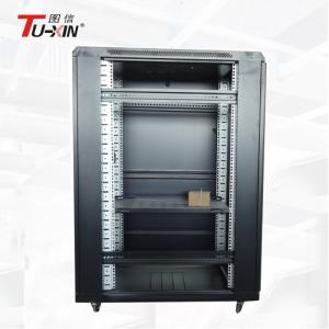 China Custom Locking Network Cabinet 27u Rack Mounted Colded Rolled Steel Corrosion Resistance factory