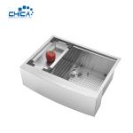 Apron Front Kitchen Sink SUS304 Stainless Steel Single Bowl Kitchen Sinks
