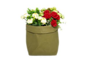 China Wholesale Reusable washable kraft paper Plants Bins Organizer Toys Storage Bag factory