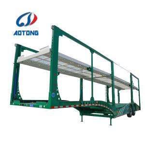 China 3 Axles 3-12 Car Load Semi Trailer for Car Transporter from NDRC Announced Enterprise factory