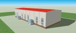 Windproof Light Steel Structure Hall Assemble Lightweight ISO9001