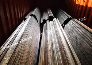 China 2.0mm Galvanized Steel Composite Floor Deck For Floor Construction factory