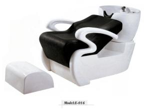 China high quality shampoo bed ,shampoo chair with fibreglass base and fibreglass armrest E-016 factory