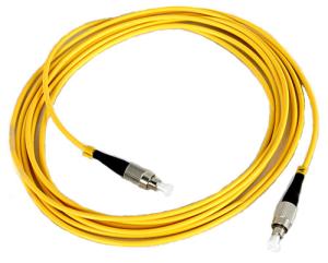 China FC Fiber Patch Cord with Yellow Cable , SM , MM Fiber Optic factory