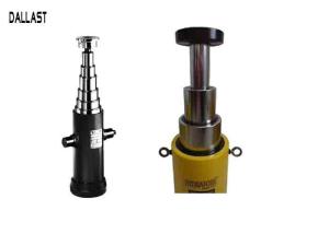 China Multi Stage Telescopic Hydraulic Cylinder for Dump Trailer Telescoping Small Bore Size factory