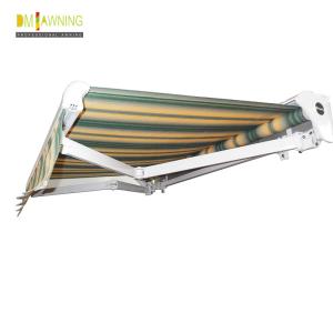 Aluminium Waterproof Retractable Awning Retractable Garden Canopy With Rain