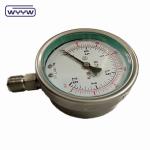 Bayonet Kgf/Cm2 Psi 4" Liquid Filled Pressure Gauge Bottom Connection