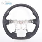 Alcantara Personalised Red Stripe Steering Wheel Toyota Hilux Matte Black