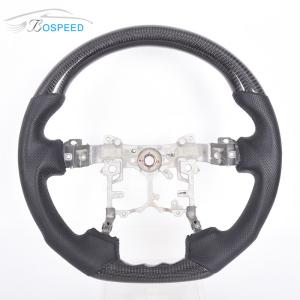 China Alcantara Personalised Red Stripe Steering Wheel Toyota Hilux Matte Black factory