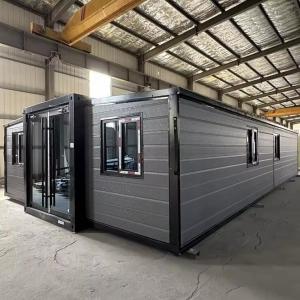 China Expandable prefab shipping container house 3 bedroom homes factory