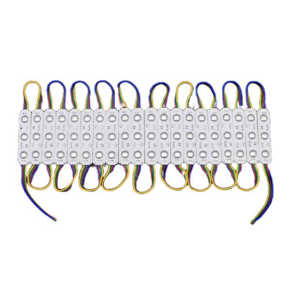 China Popular 12V SMD 5050 3 Chip Lens Injection RGB LED Modules for Lightbox factory