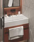 Customized Modern Brown-Red Bathroom Cabinet