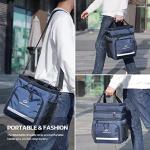 Collapsible Leakproof Insulated Lunch Cooler Bag Reusable For Women Men