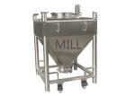 1000L Stainless Steel IBC Vacuum Powder Tote Granule Tank For Conveyor