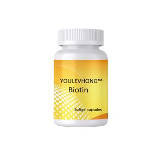 China USA Hair Nail Growth Biotin Supplements 60 Capsules Non GMO And Soy Free Supports Healthy Moisturized Skin factory