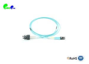 China LSZH OM3 2.0mm LC UPC To SC UPC Optical Patch Cord factory