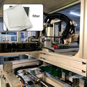 Car Filter Machine Non Woven Fabric Paste Filter Two Edge 150-400mm Size Range