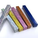 Gold Card Small Cosmetic Packaging Box Customize Size Logo DIY Eyeliner Paper