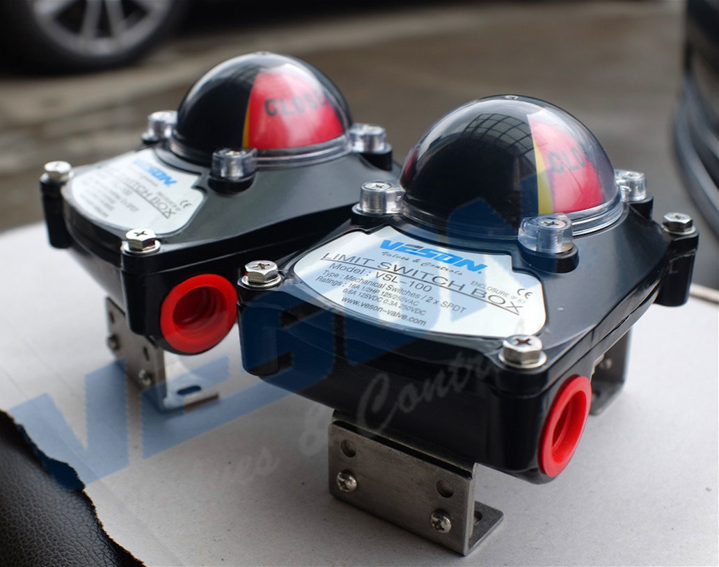 NEMA4/4X IP67 Protection Pneumatic Valve Accessories APL210N Valve Position Switch