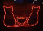 DC 12V Acrylic Silicone 200cm EU Plug LED Neon Sign