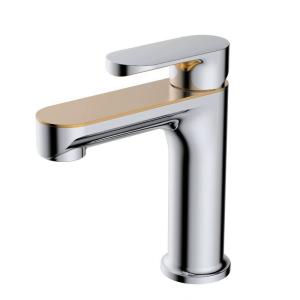 China Ceramic Valve Core Hand Basin Taps Deck Mounted Single Handle factory