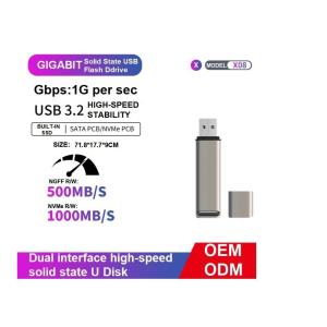 Fast Speed Usb C SSD Flash Drive 1tb USB 3.2 Flash Drive High Performance