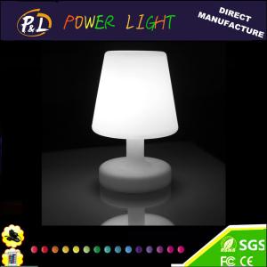 China Color changing Rechargeable PE Plastic LED Table Lamps factory