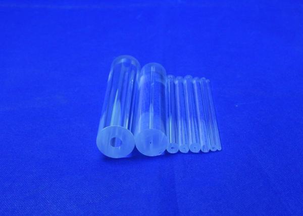 Silicon Dioxide Quartz Heater Tube , Uv Glass Tube 1683 Degree Celsius Softening