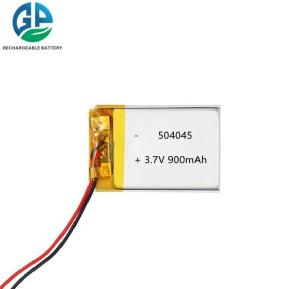 China 3.7v 900mah 1000mAh Lithium Polymer Battery 504045 Li Ion Battery Pack factory