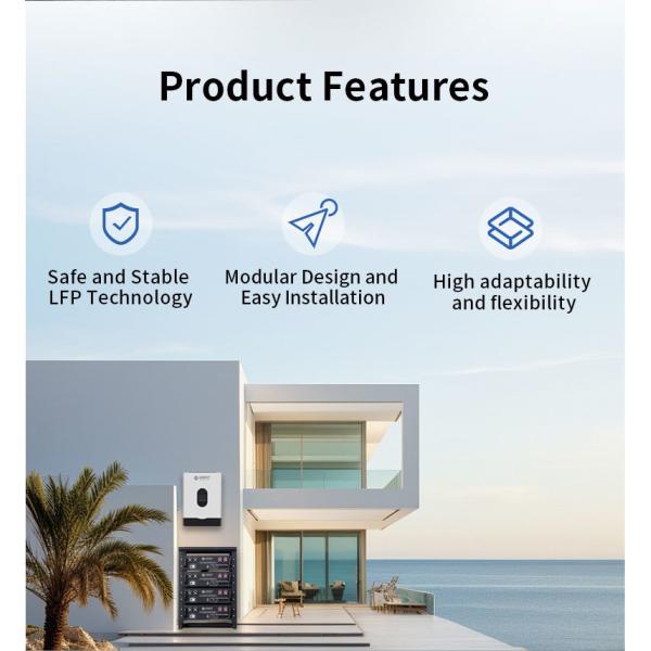 51.2V 48V 100Ah stacked battery lithium-ion server rack ecommunications backup grouptel