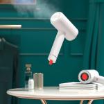 Compact Travel Garment Steamer with Hair Brush Accessory Product Size 23.25x17x7
