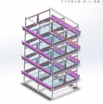 Laying Eggs Automatic Chicken Cage , Large Scale Farm Free Range Chicken Cage