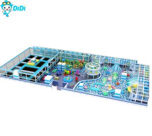China Fashionable Big Slide Indoor Playground Equipment For Kids Easy Installation factory